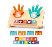 ZylYve Educativo Juego Educativo para niños en Edad Preescolar (2-4 años): Material matemático manejable con Valor Educativo, Cubos para el recuento, Juego