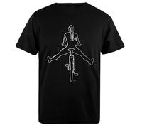 Zymbatee Allá Va Mi Último Vuelo Mierda Camiseta Negra Camiseta De Ajuste Clásico para Hombre