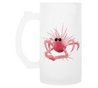 Zymbatee I No Lo Hagas Siempre Jugar Pickleball Jarra de cerveza de vidrio con asa