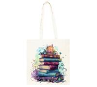 Zymbatee I Soy Aquí Voz Ella Es Mi Corazón T Bolso de mano unisex de algodón beige