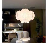 ZYMEN Italiano Simple Irregularmente Gusano De Seda Capullo Lámpara Colgante Tela Moderna Arte Lámpara De Seda Lámpara Creativa Salón Comedor Dormitorio Decoración Cocina Suspensión Iluminación