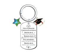 ZYMGUO 2026 Regalo Graduación para Estudiantes Regalo Llavero Amigo Hijo Hija Alentar Regalos Mujeres Hombres Ir A La Universidad Recuerdo Cumpleaños Adolescentes Graduado Acompañar Presente (0)