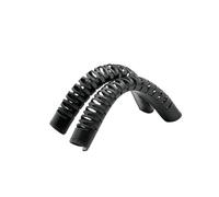 ZYMIADOU 2 fundas para asa de bolso de mano, de piel, con correa protectora, para 20, 25, 30, fundas de cuero, protector de bolsa, Black, One Size