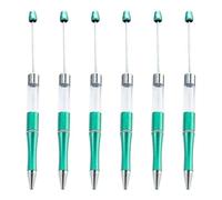 ZYMIADOU 6 bolígrafos con cuentas de 1,0 mm, cuentas de papelería suaves