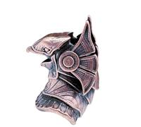 ZYMIADOU Abalorio de cuerda de paracaídas grabado vintage de cobre para acampar al aire libre, entusiastas de la aventura histórica, casco de cobre, cuentas de paracaídas, talla única, como se