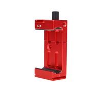 ZYMIADOU Abrazadera de aluminio expandible para teléfono con adaptador de zapata fría, soporte de trípode ajustable para teléfonos inteligentes y soporte profesional de equipo de cámara de 60 a 90 mm