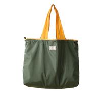 ZYMIADOU Bolsa de compras de gran capacidad, reutilizable, plegable, con cierre de cordón, para viajes, supermercado, compras, hombro de gran capacidad con cierre de cordón, Verde militar, One Size