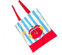 ZYMIADOU Bolsa de lona reutilizable con estampado floral, ligera, plegable, para compras, playa, viajes, práctica bolsa de compras de lona de algodón, a, One Size