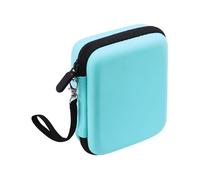 ZYMIADOU Bolsa de transporte para púas de guitarra, caja de almacenamiento a prueba de salpicaduras, organizador antiarañazos, bolsa protectora para accesorios de guitarra, Blue, Mass Beauty