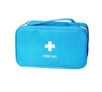 ZYMIADOU Bolsa de utilidad para traumatismos con múltiples compartimentos, ligera, almacenamiento de emergencias para ciclismo, viajes, deportes, eventos al aire libre, kit vacío para acampar, Blue