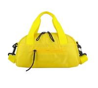 ZYMIADOU Bolso bandolera deportivo ligero con diseño de nailon impermeable para entrenamientos, actividades al aire libre, hombro ajustable, Amarillo, One Size