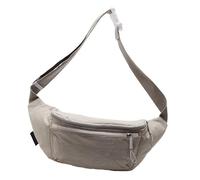 ZYMIADOU Bolso cruzado deportivo de color sólido para viajes, casual, hombro multifuncional, con correa ajustable, para mujer, casual, con correa ajustable, beige, One Size