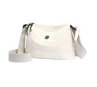 ZYMIADOU Bolso de hombro a juego para mujer, pequeño cruzado, correa ancha, mensajeros, resistente al agua, para ir de compras, para mujer, correa ancha para viajes, White, One Size