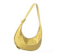ZYMIADOU Bolso de hombro para mujer, de piel sintética, con asa superior, para axilas, bolso cruzado para uso diario, Amarillo, One Size