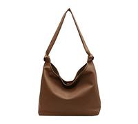 ZYMIADOU Bolso de mano de gran capacidad para mujer, de piel sintética, color sólido, hombro a la moda, cruzado, para compras, bolso cruzado de moda para mujer, bolso de mano de piel sintética de