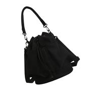 ZYMIADOU Bolso de mano simple pero sofisticado para mujer con interior espacioso y diseño de cubo para varias ocasiones, bolso de mano de gran capacidad, Black, One Size