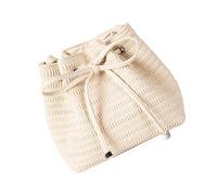 ZYMIADOU Bolsos cruzados para mujer, bolso pequeño con cordón, bolso de hombro de cuero, regalos de noche, bolsas pequeñas, beige, One Size