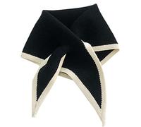 ZYMIADOU Bufandas decorativas para mujer, bufanda para el cuello, bufandas para mujer, Negro oscuro., Talla única