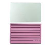 ZYMIADOU Caja de almacenamiento transparente de 3 capas con tapa apilable para teclado mecánico, accesorios de teclado a prueba de polvo, caja de accesorios