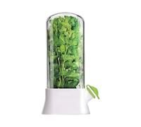 ZYMIADOU Caja de almacenamiento transparente para plantas, herramienta de conservación de plantas, práctica botella de verduras, taza adecuada para cocinar en casa