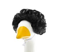 ZYMIADOU Cómodas pelucas para mascotas, diseño de ganso, postizo de pato, cubierta para la cabeza para mascotas y festivales, postizo de gansos para fiestas