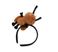 ZYMIADOU Diadema de felpa con diseño de cucaracha para adultos y niños, para lavar la cara, carnaval, fiestas, reuniones, para Halloween, novedad