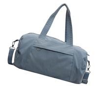 ZYMIADOU Elegante bolsa de fitness para mujer con compartimento grande, bolsa de hombro de nailon, bolso casual para viajes y uso diario, bolso de viaje de negocios, Blue, One Size