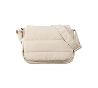 ZYMIADOU Elegante bolso de hombro acolchado para mujeres y niñas, moderno y práctico, bolso cruzado acolchado, beige, One Size