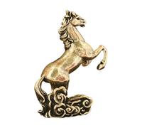 ZYMIADOU Estatua de caballo de latón, esculturas decorativas de animales, adornos de mesa, símbolos de riqueza, carrera, decoración del hogar, estatua de caballo, decoración del hogar