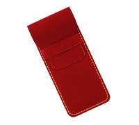 ZYMIADOU Estuche de cuero antiguo para bolígrafos, resistente al agua, con compartimento grande, organizador de bolígrafos para hombres y mujeres, estuche antiguo para bolígrafos, Red