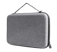 ZYMIADOU Funda de almacenamiento para cámara de acción, funda protectora rígida de gran capacidad, impermeable, bolsa de viaje con forro suave para cámara interior de terciopelo