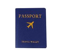 ZYMIADOU Funda de piel sintética para pasaporte, etiqueta de equipaje para mujeres y hombres, viajes, amantes de la moda, pareja, bodas, regalo, soporte de pasaporte de cuero para mujer, o, Mass