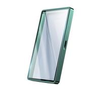 ZYMIADOU Funda protectora colorida para tarjetas de vidrio inastillable, almacenamiento seguro, marco de metal, protector de tarjetas