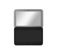 ZYMIADOU Funda protectora para bolsillo 3 cierres de lente de cámara, bolsa de almacenamiento multifuncional, organizadores de accesorios de cámara, l