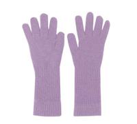 ZYMIADOU Guantes acrílicos ligeros, puños largos, aislantes, esquí, ciclismo, protección contra el frío, tecnología de absorción del sudor, guantes acrílicos suaves