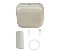 ZYMIADOU Impresora portátil de etiquetas en miniatura, compatible con Bluetooth, térmicas, sin tinta, monocromos, cápsulas de impresión para estudio, notas, trabajo, múltiples escenarios, impresora