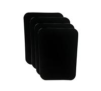 ZYMIADOU Juego de 4 espinilleras adhesivas de esquí con cierre rápido de neopreno, textura de neopreno, adecuadas para un uso cómodo