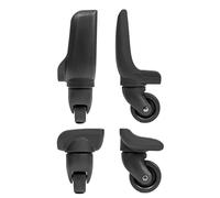 ZYMIADOU Juego de 4 piezas de repuesto para maletas ergonómicas de rotación de 360 grados para viajeros frecuentes, reemplazo silencioso para maletas