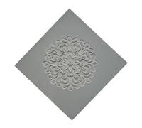 ZYMIADOU Láminas de textura de arcilla con patrón de flores, herramienta de escultura para aretes, joyería y manualidades