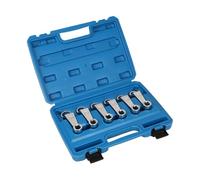 ZYMIADOU Llave de acero con ruedas de acero, herramienta de alineación precisa de ruedas para mantenimiento de vehículos, diseño ergonómico, juego de acero cromado