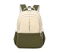 ZYMIADOU Mochilas simples y encantadoras para mujeres y niñas, mochila de viaje, mochila informal para laptop, universidad, escuela secundaria, bolsa preparatoria, Green