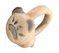 ZYMIADOU Orejeras peludas de forro polar para snowboard y clima frío, aisladas al aire libre, para mujeres y niños de todas las edades, cubiertas de dibujos animados, B, Talla única