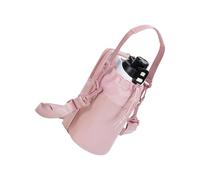 ZYMIADOU Práctica bolsa de nailon para botella de agua, compartimento aislado y bolsillo para entusiastas del aire libre, bolsa de botella de agua al aire libre con aislamiento, a, One Size