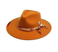 ZYMIADOU Sombrero de fedoras transpirable para magos, caballeros, carnavales, fedoras de fieltro grueso para adultos, casual, reunión, fieltros para hombres, mujeres