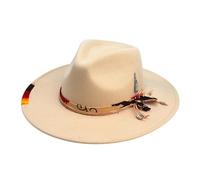 ZYMIADOU Sombrero de fedoras transpirable para magos, caballeros, carnavales, fedoras de fieltro grueso para adultos, casual, reunión, fieltros para hombres, mujeres
