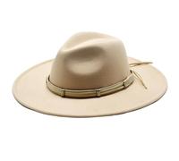 ZYMIADOU Sombrero de fedoras transpirable para magos, caballeros, carnavales, fedoras de fieltro grueso para adultos, casual, reunión, fieltros para hombres, mujeres
