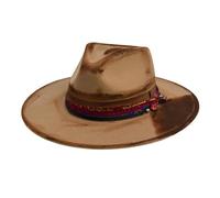 ZYMIADOU Sombrero de fedoras transpirable para magos, caballeros, carnavales, fedoras de fieltro grueso para adultos, casual, reunión, fieltros para hombres, mujeres