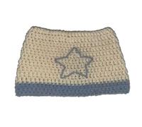 ZYMIADOU Sombrero de gatito de punto para Año Nuevo, invierno, de los años 2000, para niñas, espectáculos festivos, con orejas de estrella, lindos sombreros