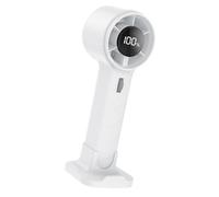 ZYMIADOU Ventilador de mano portátil de velocidad (1-100) ajustable y recargable para uso en interiores y exteriores, ventilador de actividades al aire libre