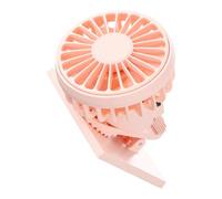 ZYMIADOU Ventilador portátil recargable por USB con clip de 3 velocidades, operaciones silenciosas, refrigeración para el hogar, oficina, actividades al aire libre, portátil, recargable por USB